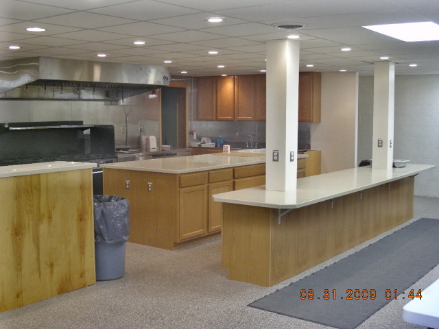 Kitchen and Serving Area